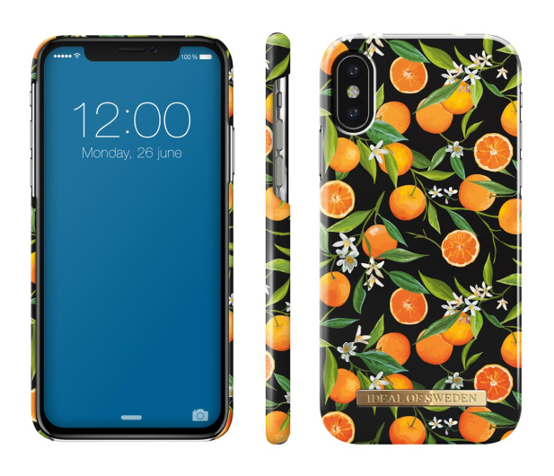 Etui Fashion Case do iPhone X pomarańczowe - 455189 - zdjęcie 2